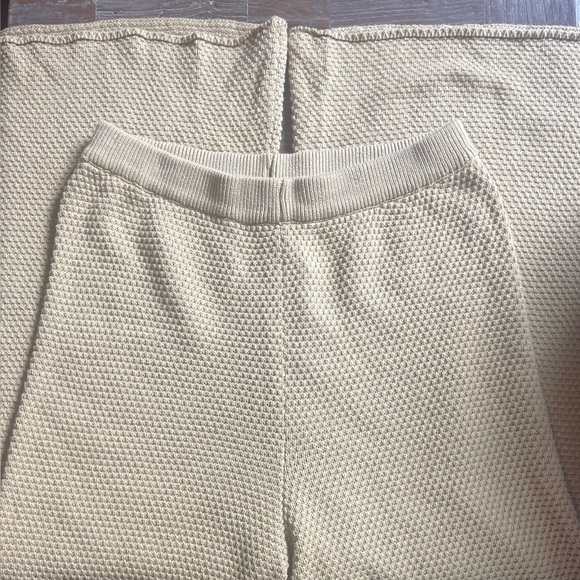 Free People Beach Hailee Waffle Stitch Wide Leg Pants🖤 - Picture 6 of 13